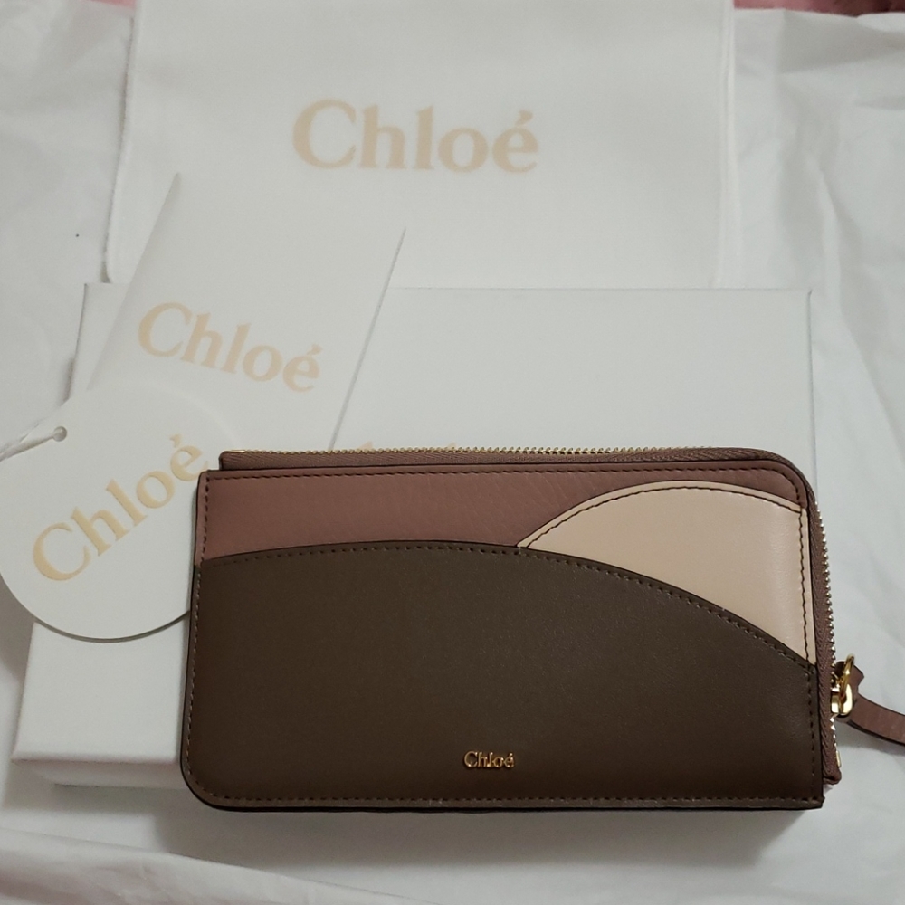 Chloé walden card wallet